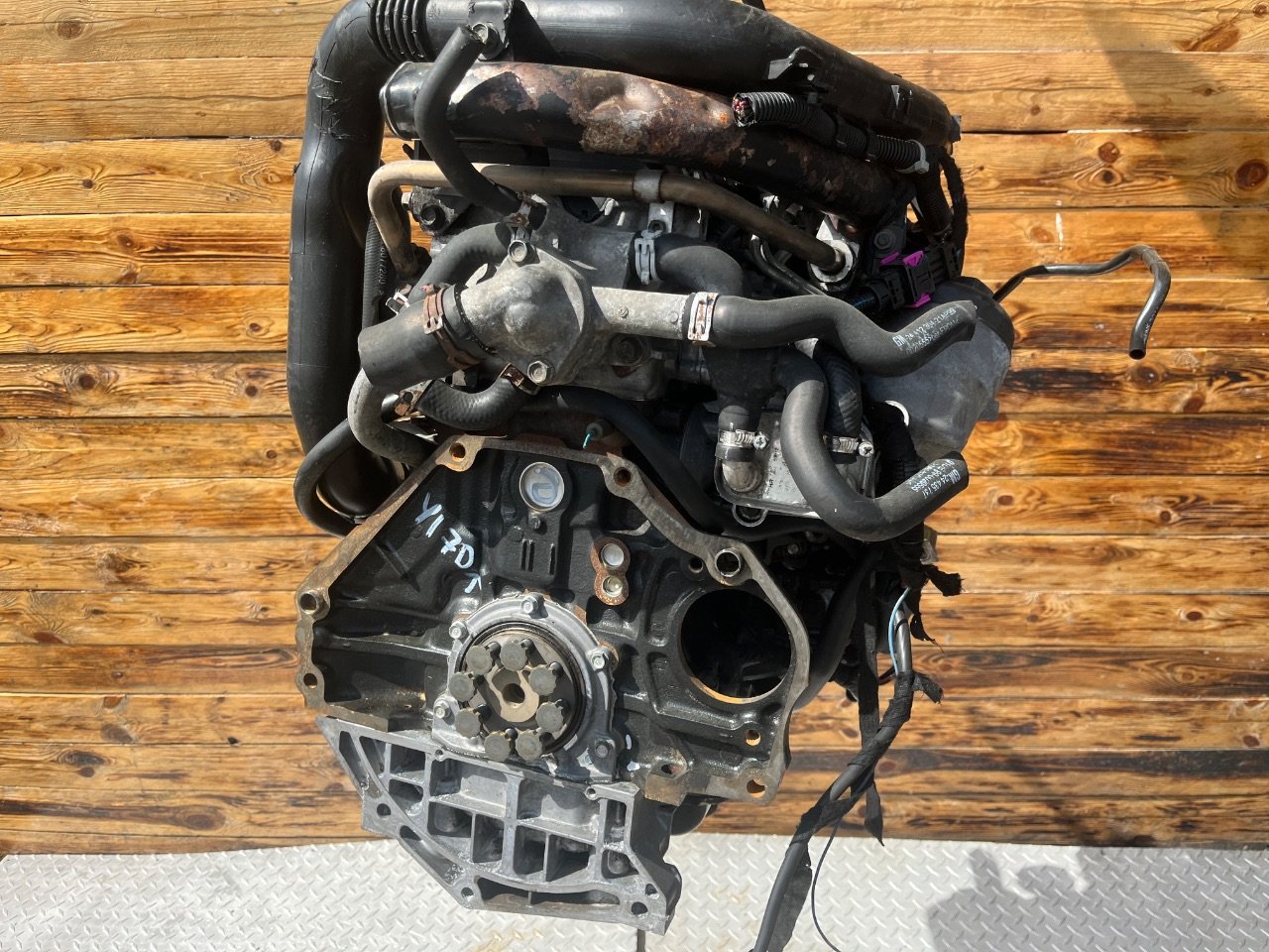Двигатель Opel Astra 1.7л 2002 — фото 2