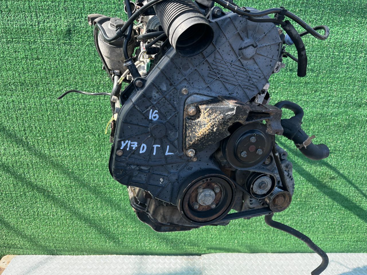 Двигатель Opel Astra 1.7л 2000 — фото 3