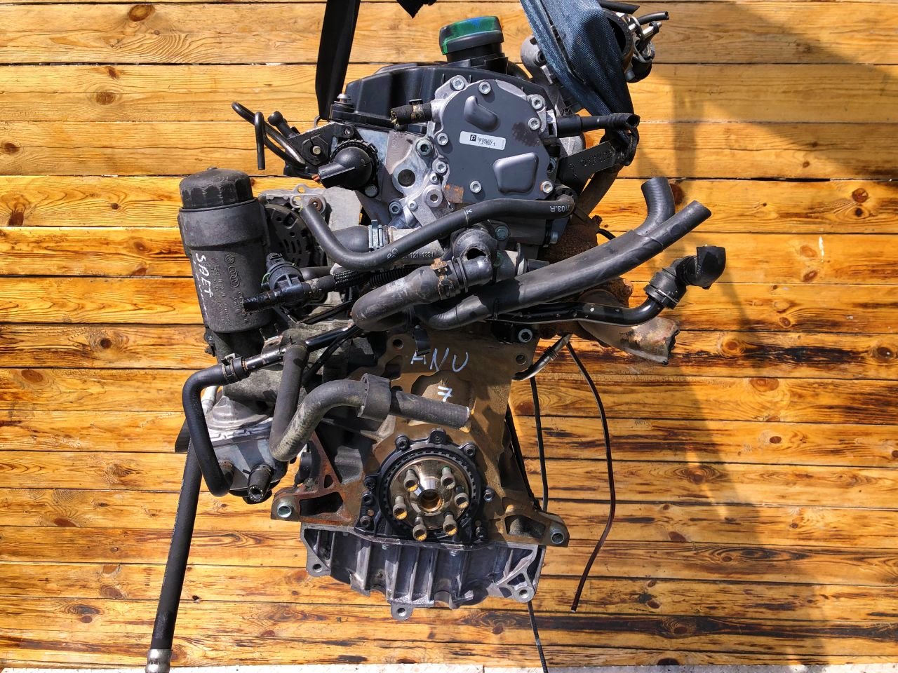 Двигатель Volkswagen Sharan 1.9л 2003 — фото 2
