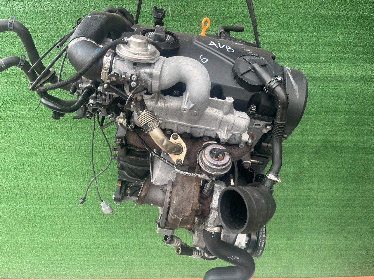 Двигатель Volkswagen Passat 1.9л 2001 — фото 3