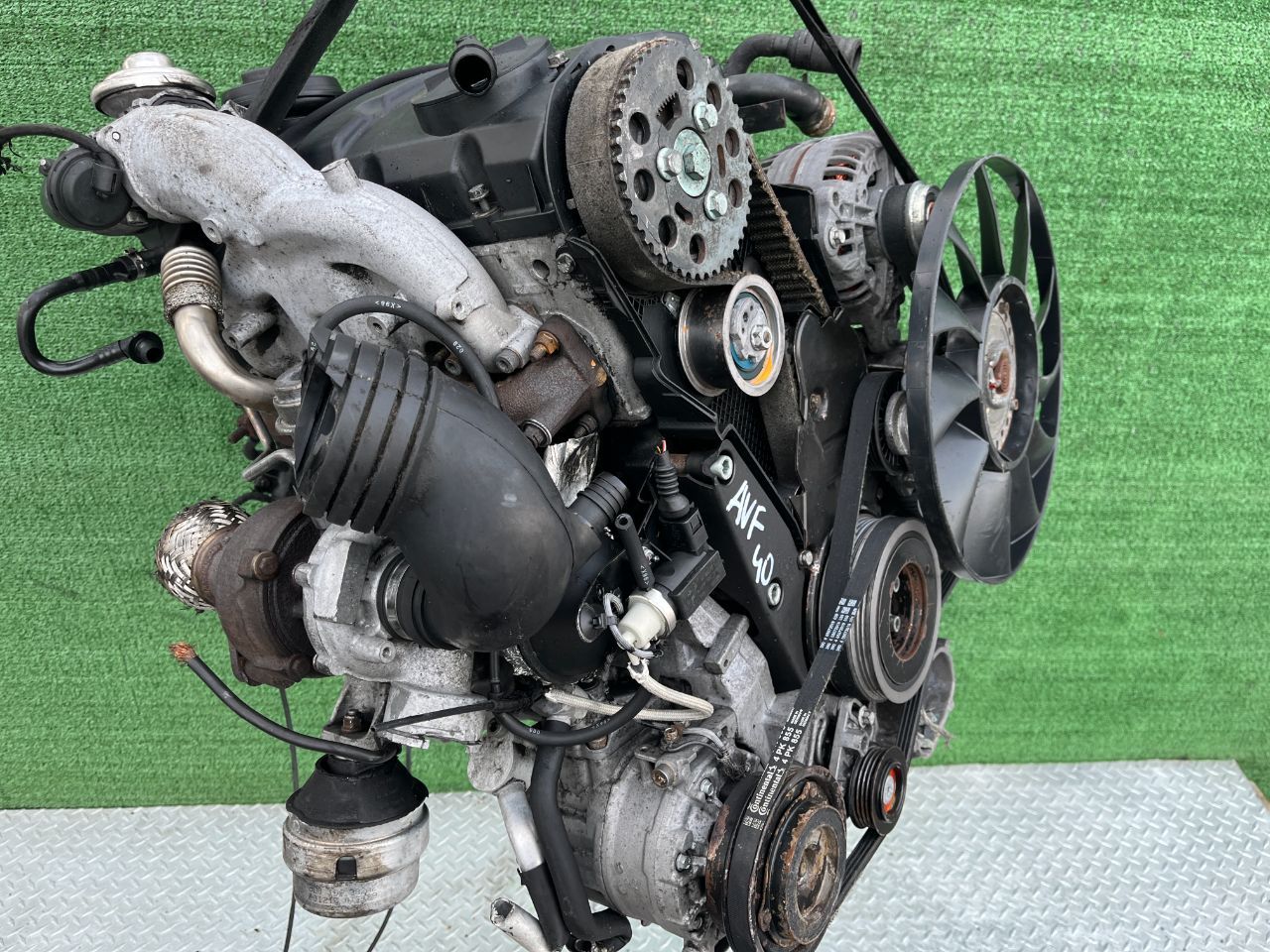 Двигатель Volkswagen Passat 1.9л 2002 — фото 2