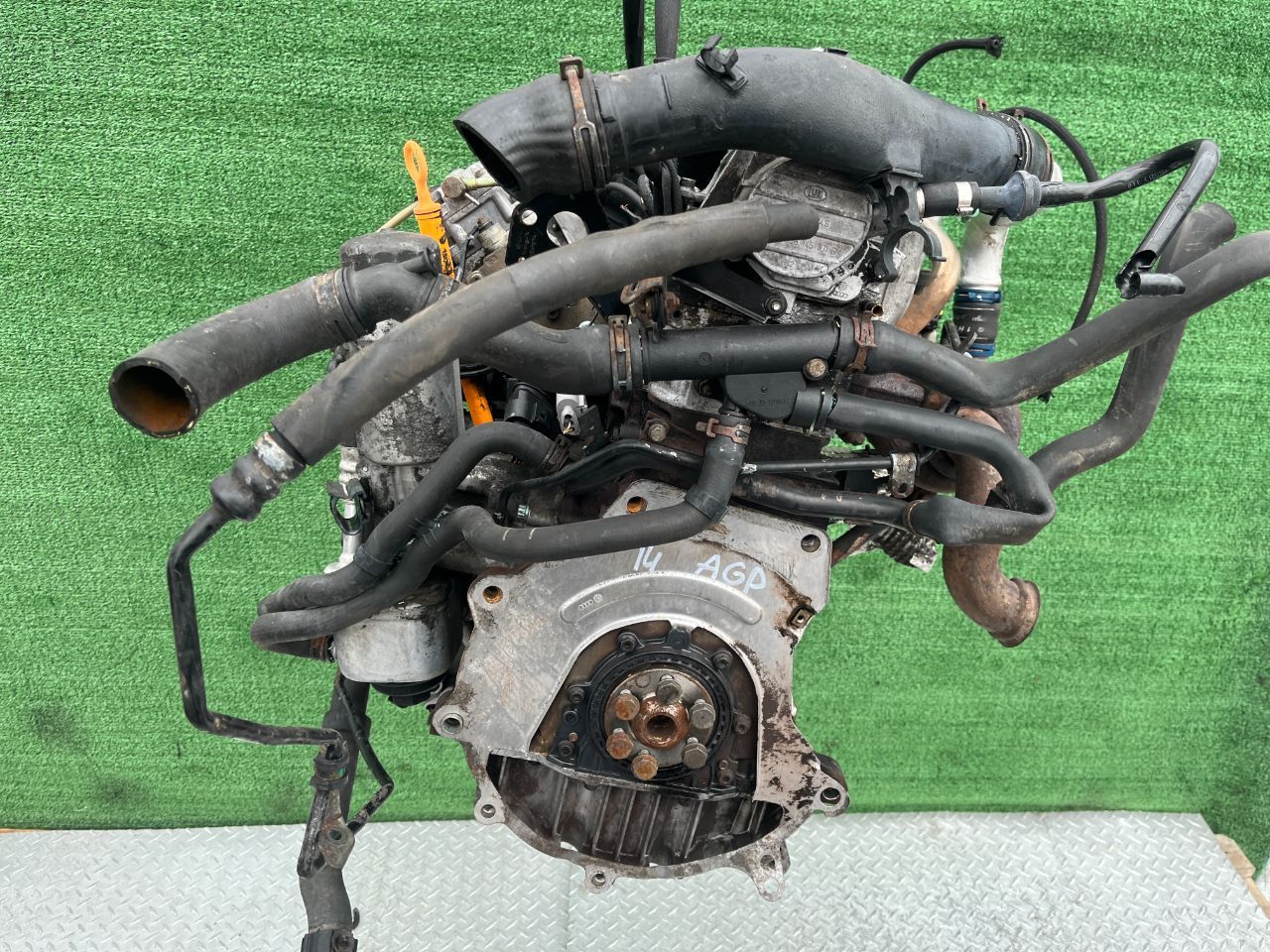 Двигатель Volkswagen Golf 1.9л 2000 — фото 2