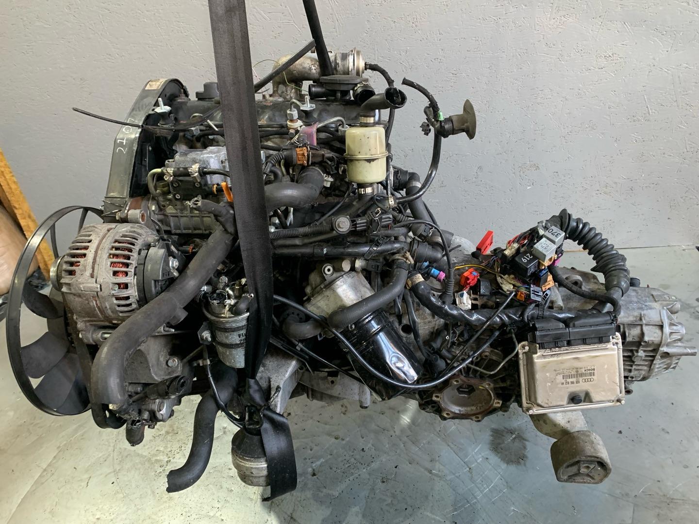 Двигатель Volkswagen Passat B5 1.9л 2000 — фото 2