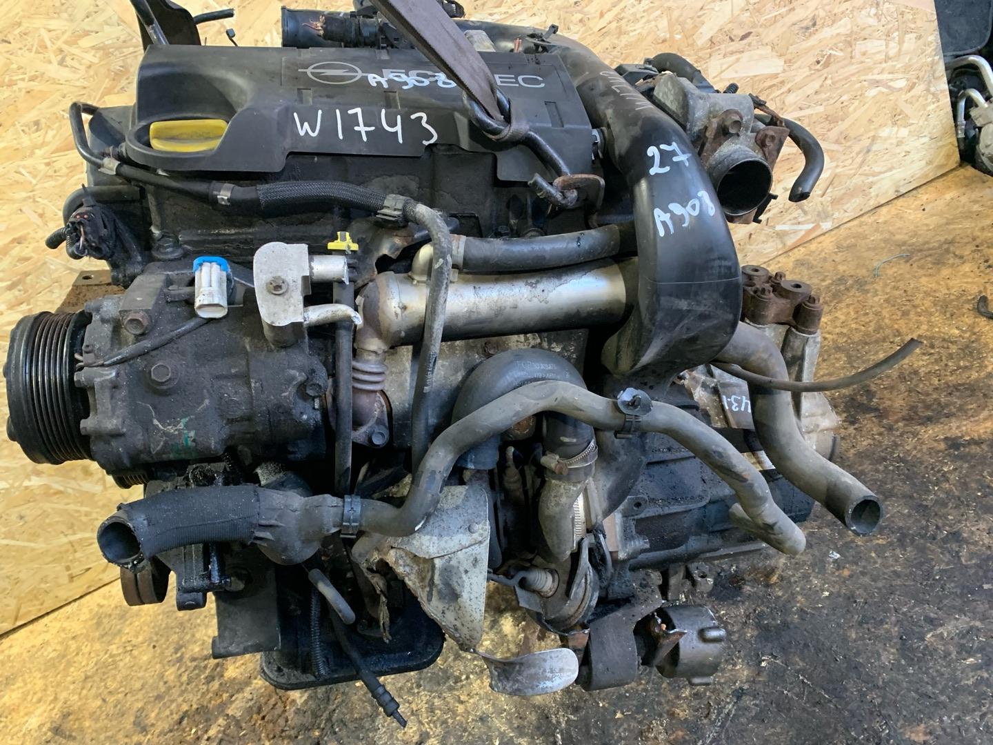Двигатель Opel Astra H 1.7л 2005 — фото 2