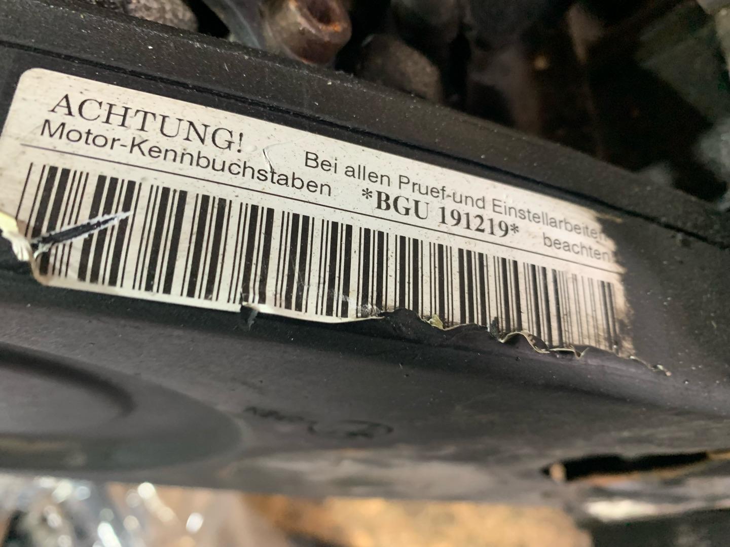 Двигатель Audi A3 8P 1.6л 2004 — фото 2