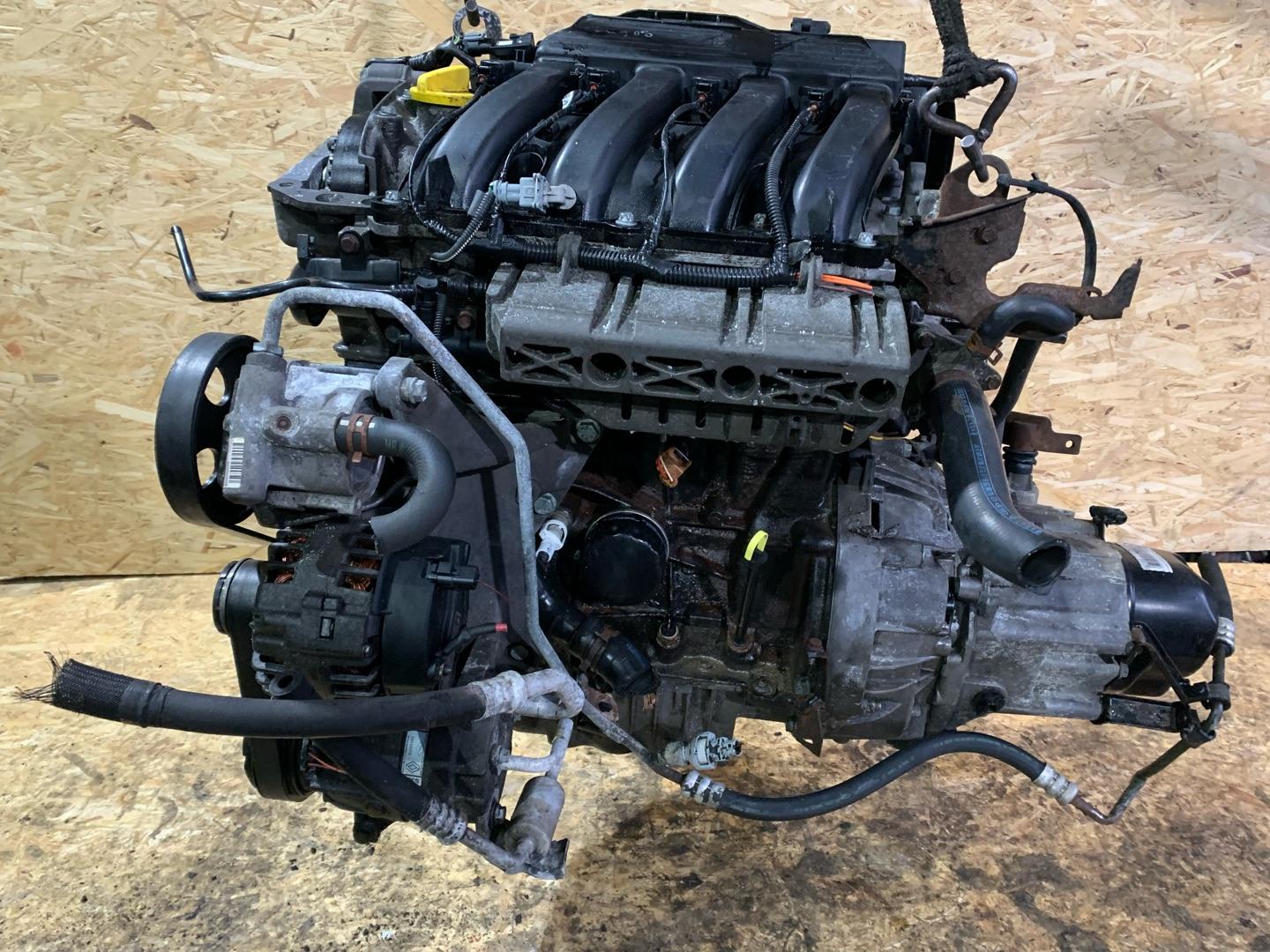 Двигатель Renault Scenic 2 1.6л 2004 — фото 3