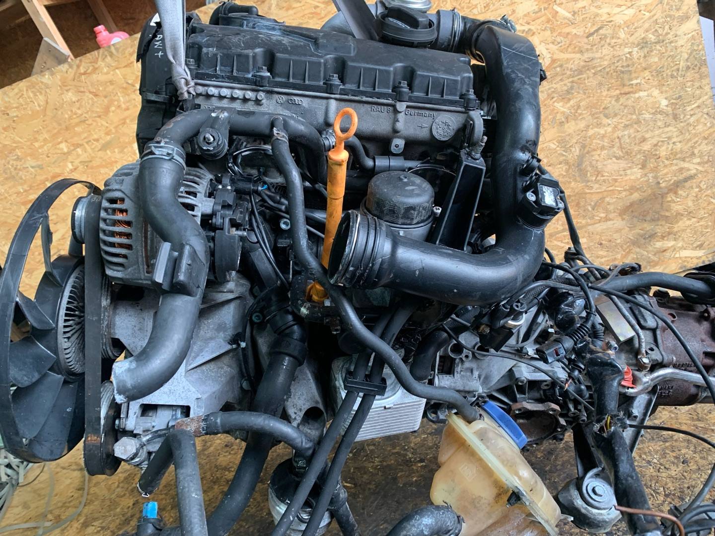 Двигатель Volkswagen Passat B5 1.9л 1999 — фото 3