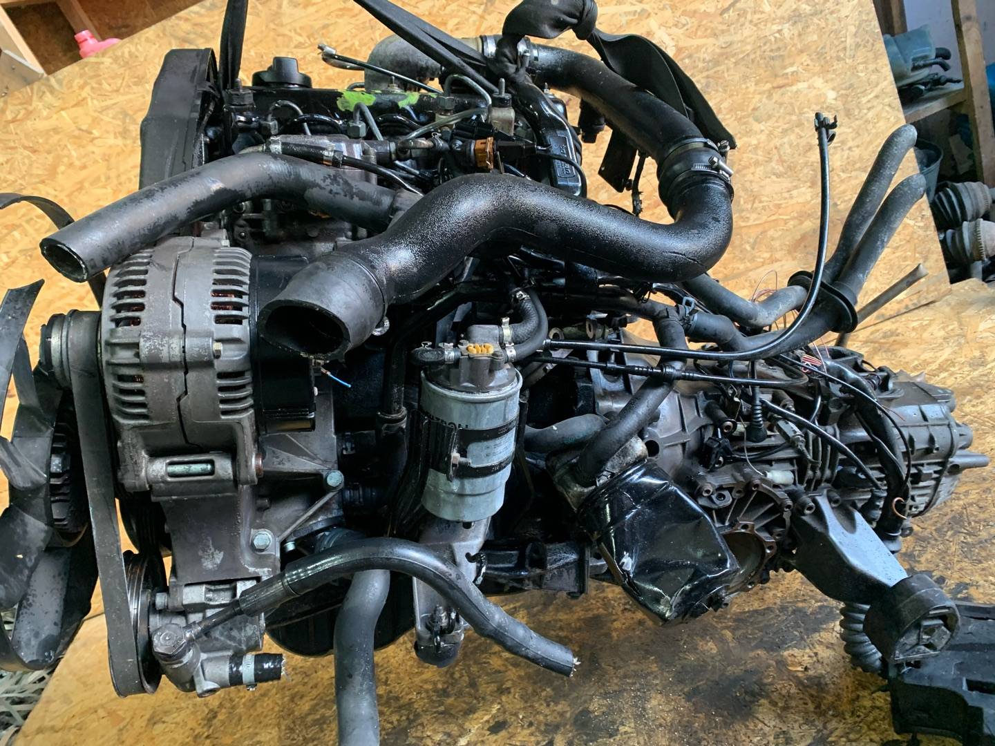 Двигатель Volkswagen Passat B5 1.9л 1999 — фото 2