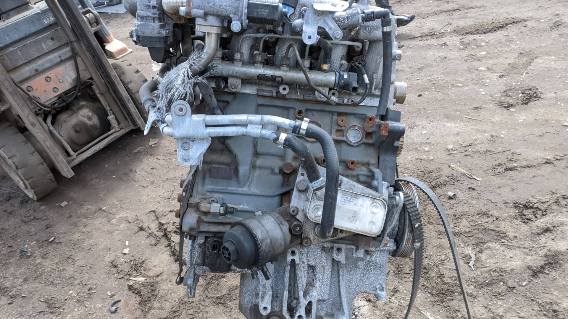 Двигатель Opel Vectra C 1.9л 2007 — фото 3