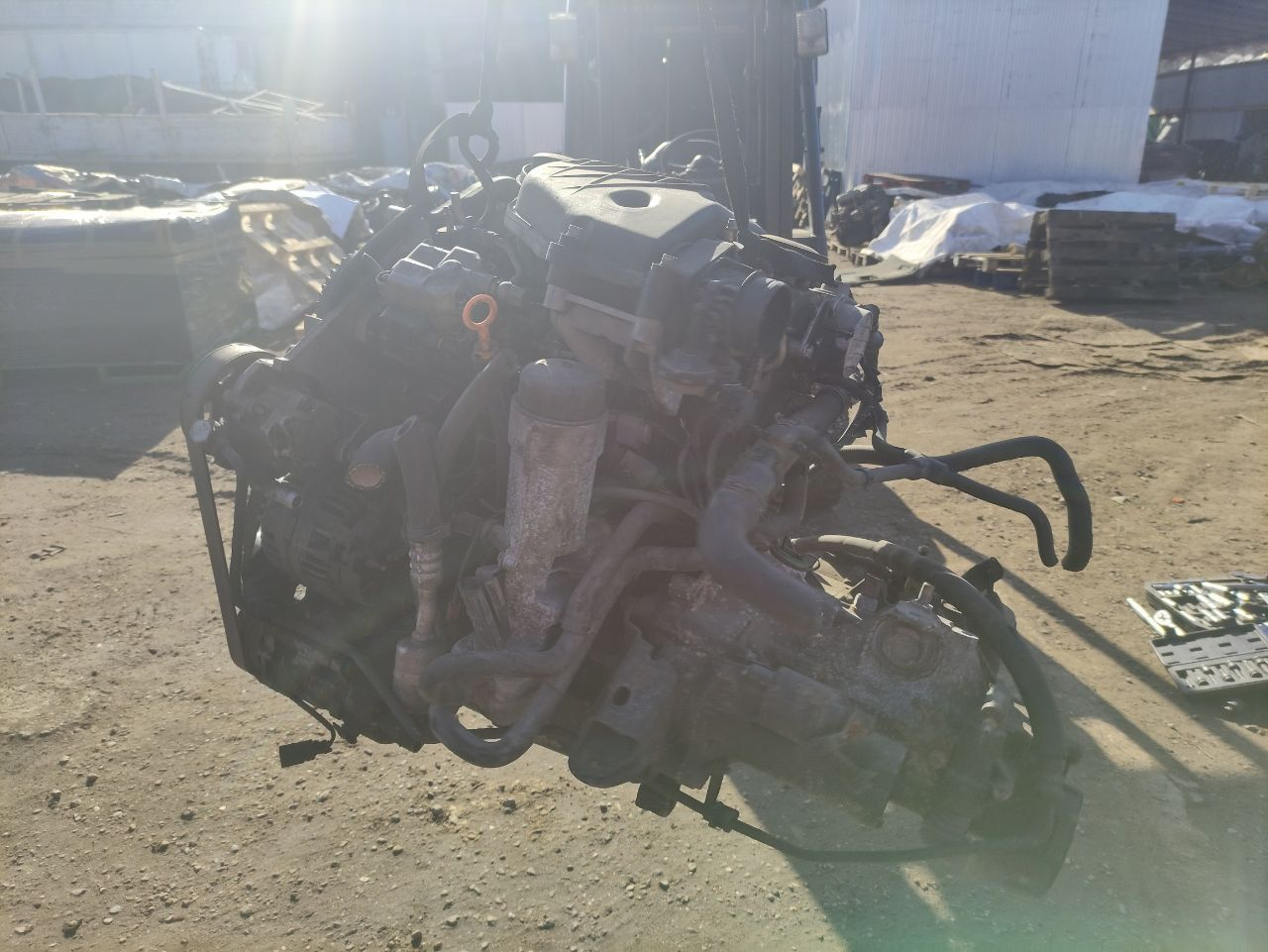 Двигатель Volkswagen Golf 4 1.9л 2001 — фото 2