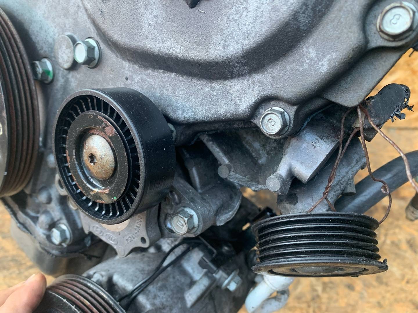 Двигатель Kia Rio 2 1.5л 2007 — фото 3